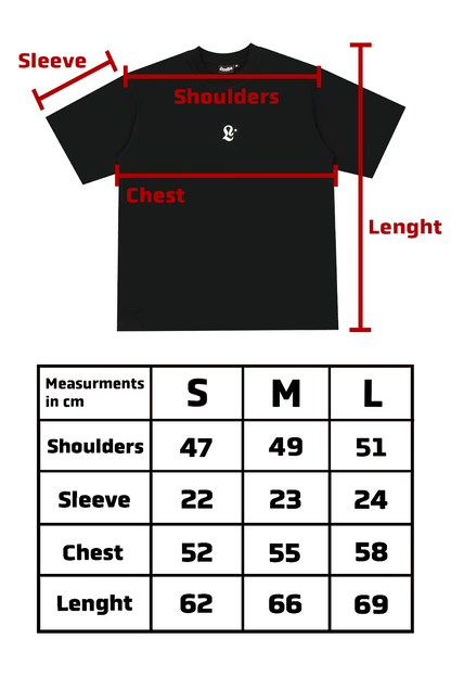 "The 300s" tee black